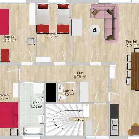 Prázdninový dům Ferienhaus In Der Au *